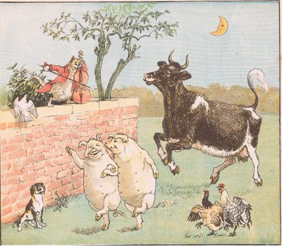 La mucca saltò sopra la luna da Randolph Caldecott